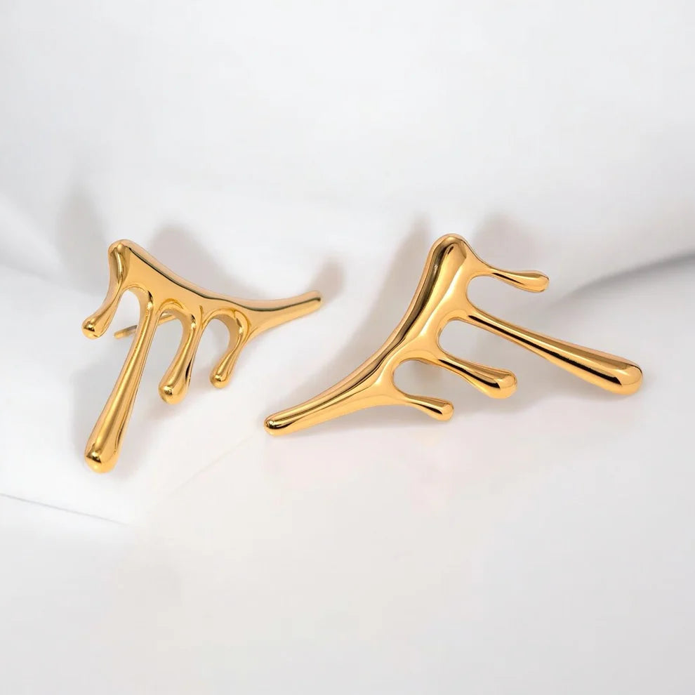Gilded Splash Earrings