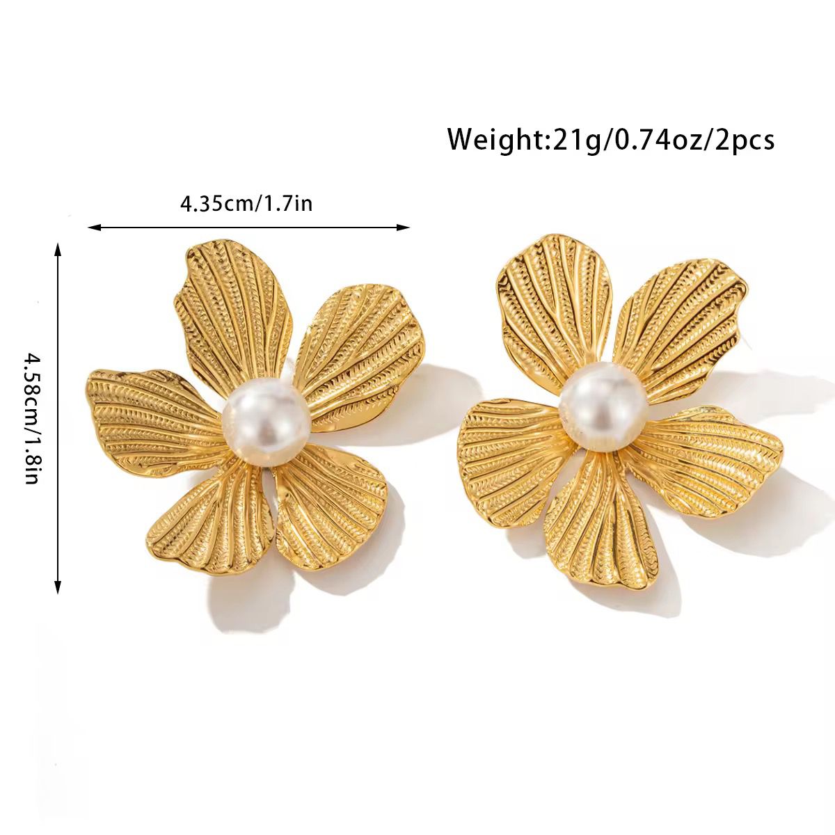 Bloom Pearl Flower Earrings