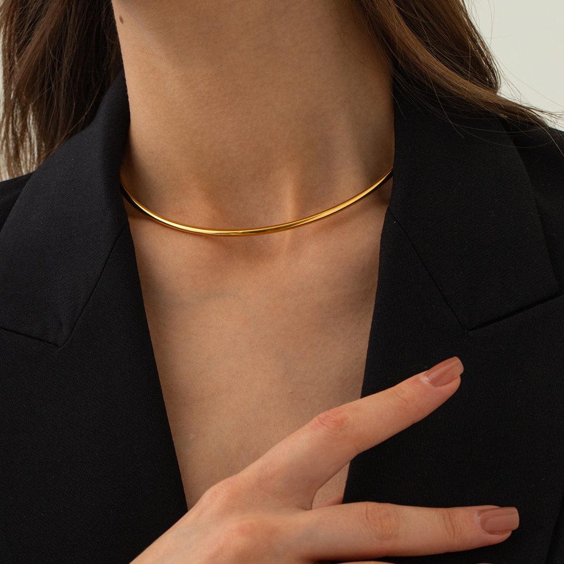 CHOKER CUFF NECKLACE