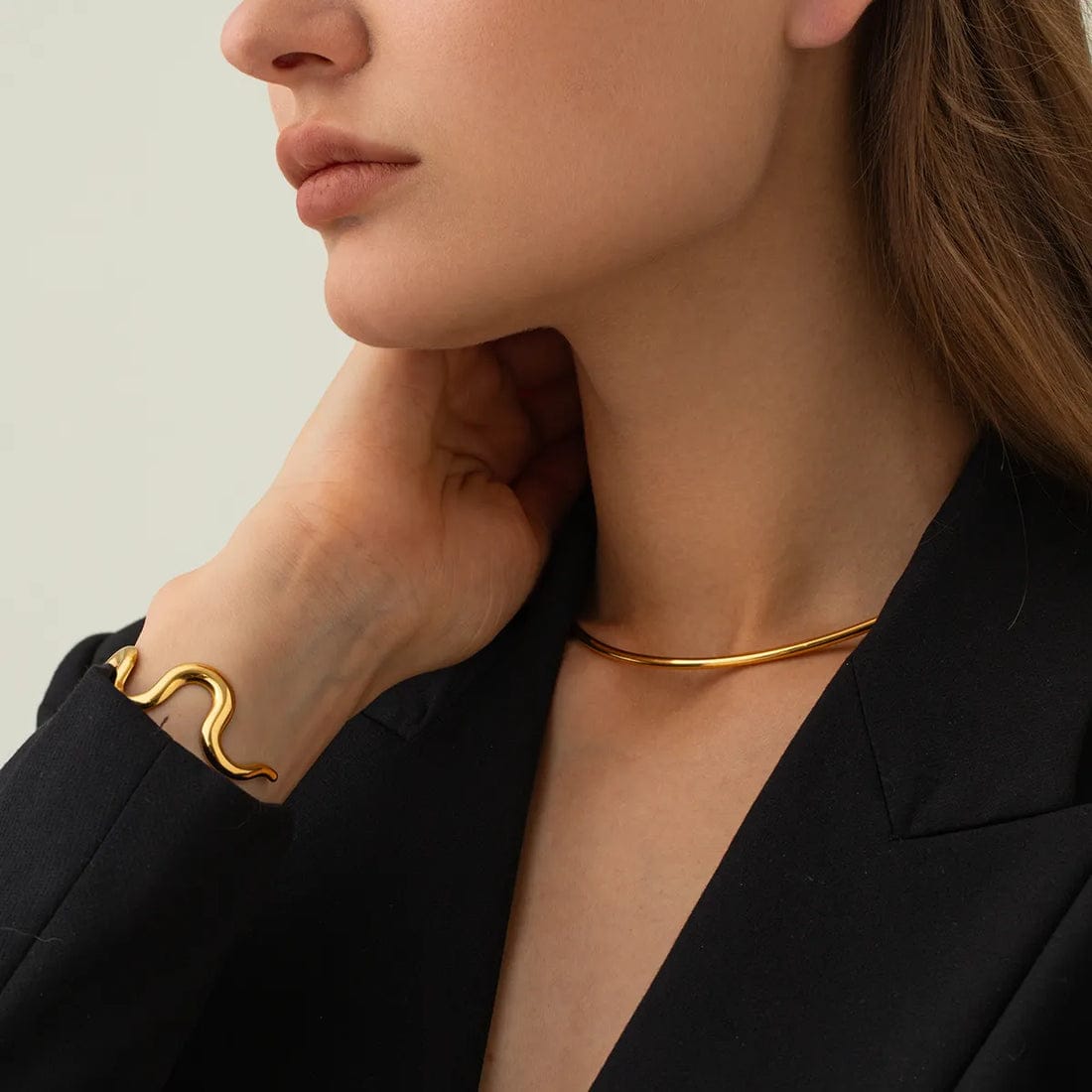 CHOKER CUFF NECKLACE