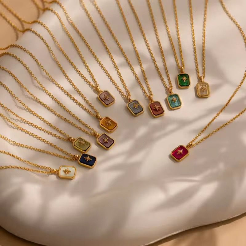 Birthstone Star Necklace
