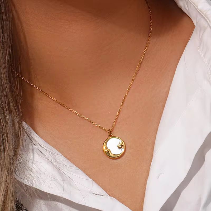 Moon & Star Necklace