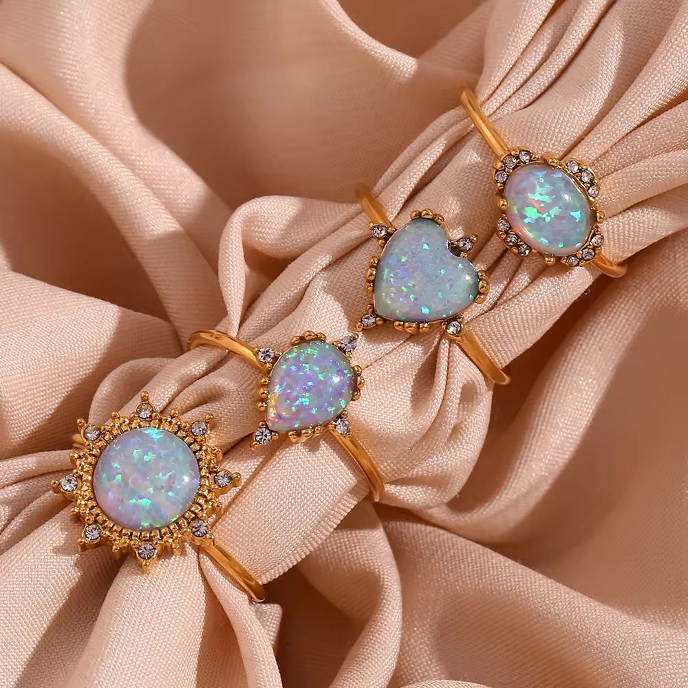 Opal Gold Ring
