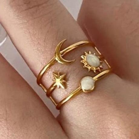 Celestial Gold Ring