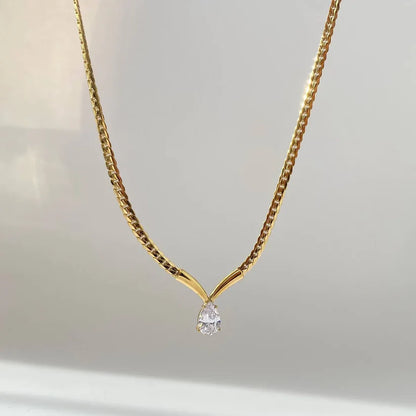 Timeless Teardrop Sparkle Necklace