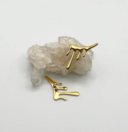 Gilded Splash Earrings