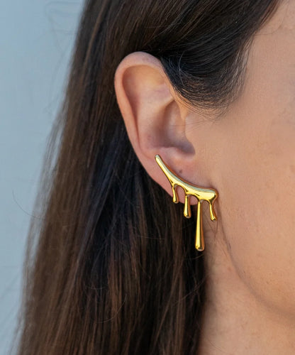 Gilded Splash Earrings
