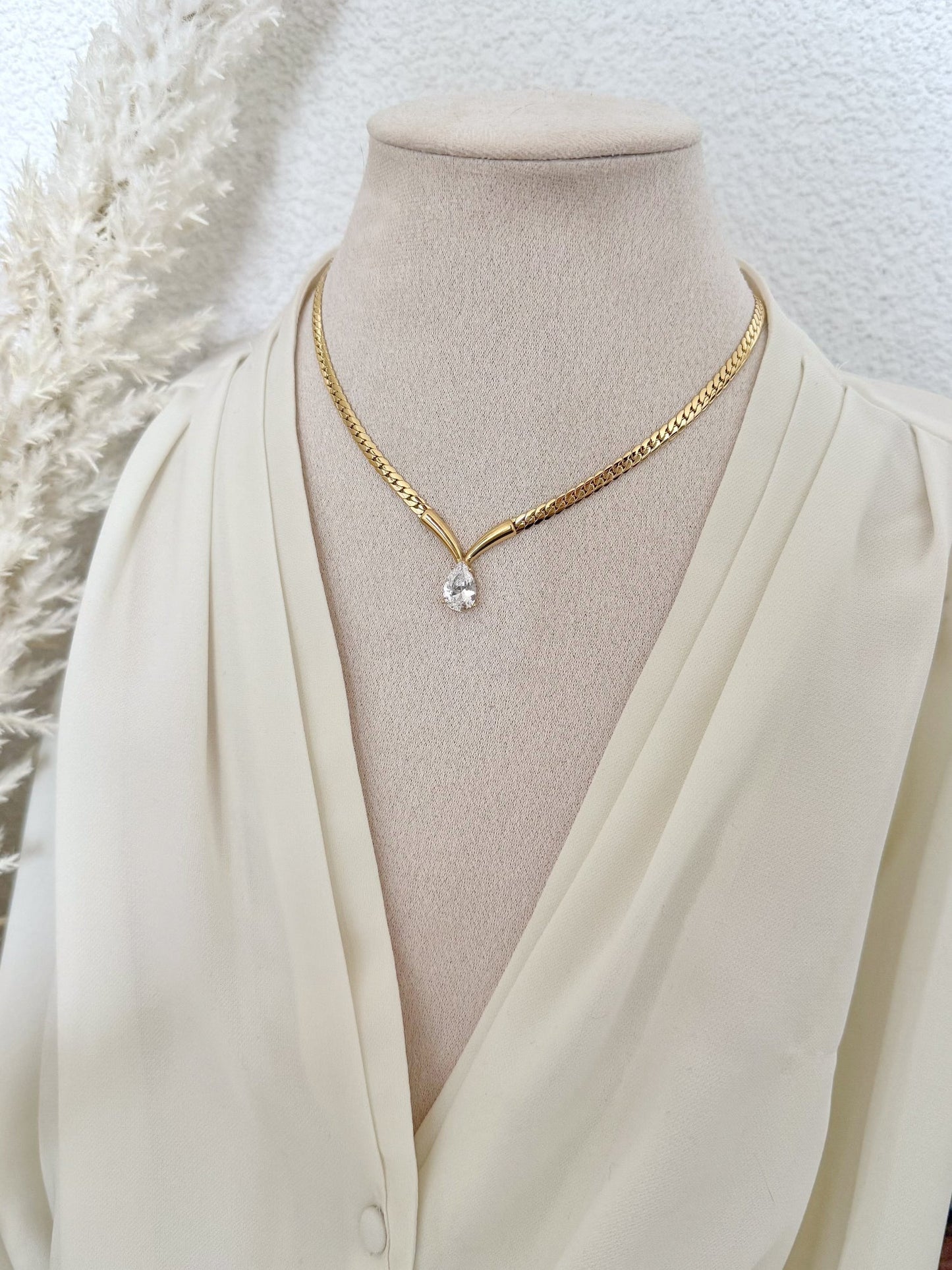 Timeless Teardrop Sparkle Necklace