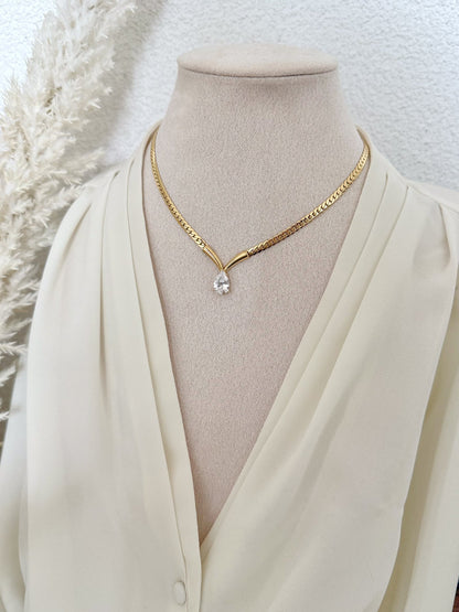 Timeless Teardrop Sparkle Necklace