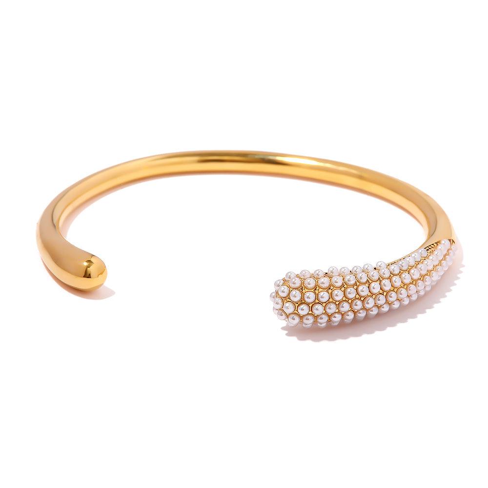 Pearl Dots Cuff Bracelet