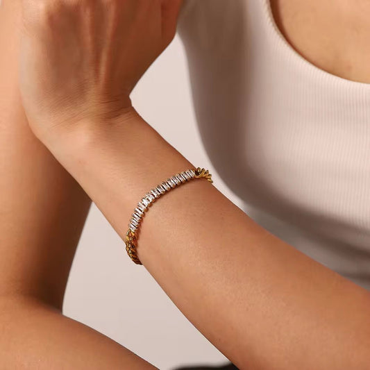 Diamond-Cut Shine Bracelet