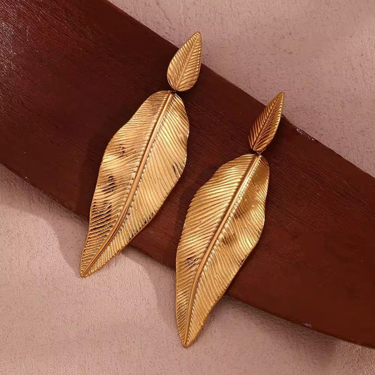 Leaf Drop Earrings