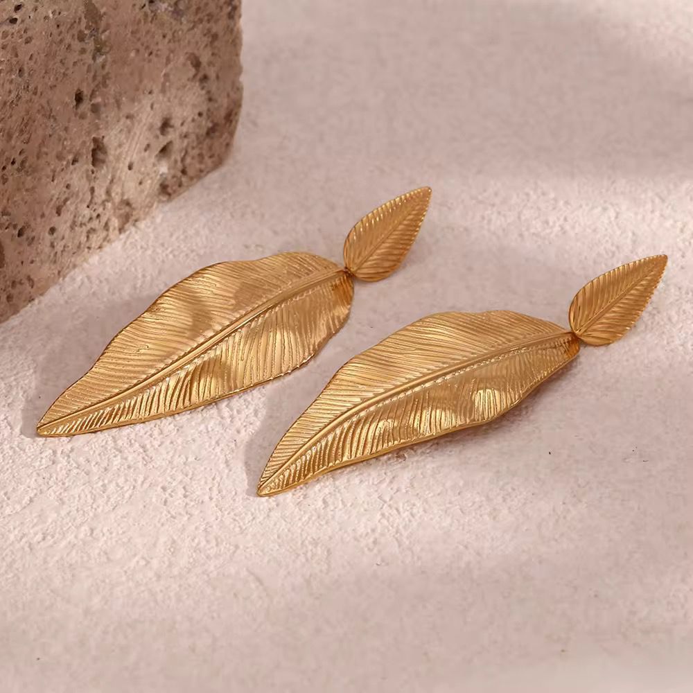 Leaf Drop Earrings