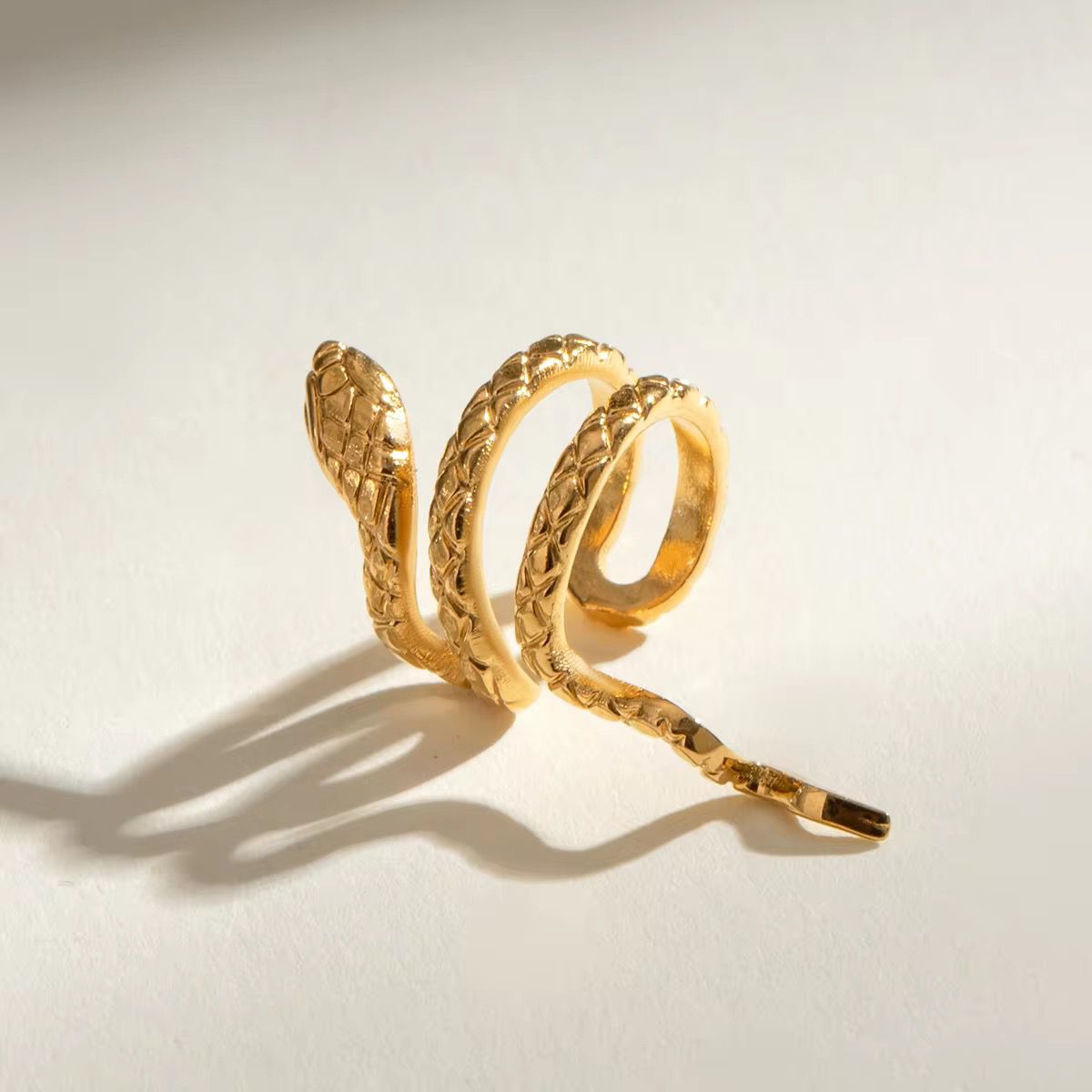 Serpent Luxe Gold Ear Cuff
