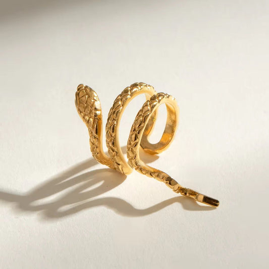 Serpent Luxe Gold Ear Cuff