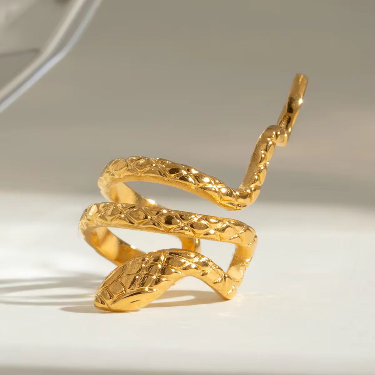 Serpent Luxe Gold Ear Cuff