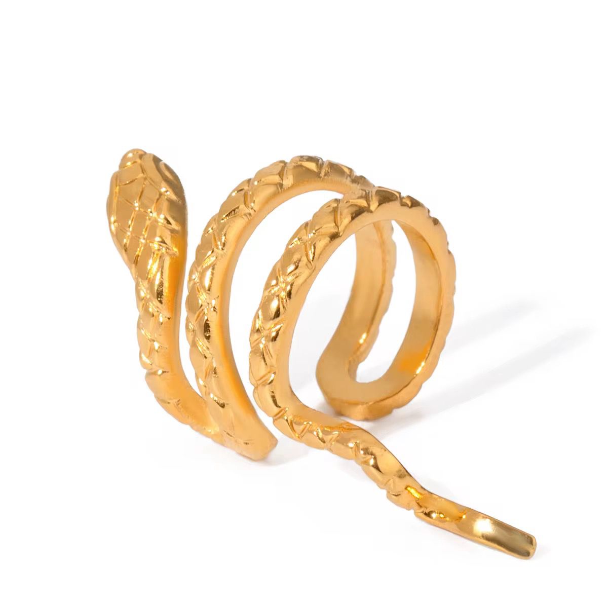 Serpent Luxe Gold Ear Cuff