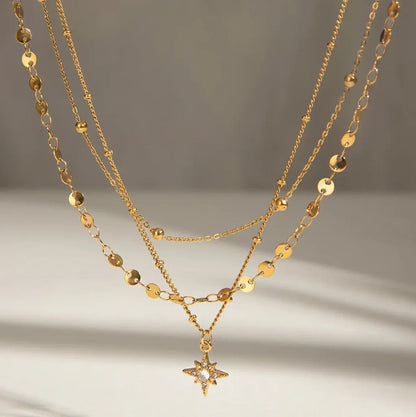 Celestial Layered Necklace