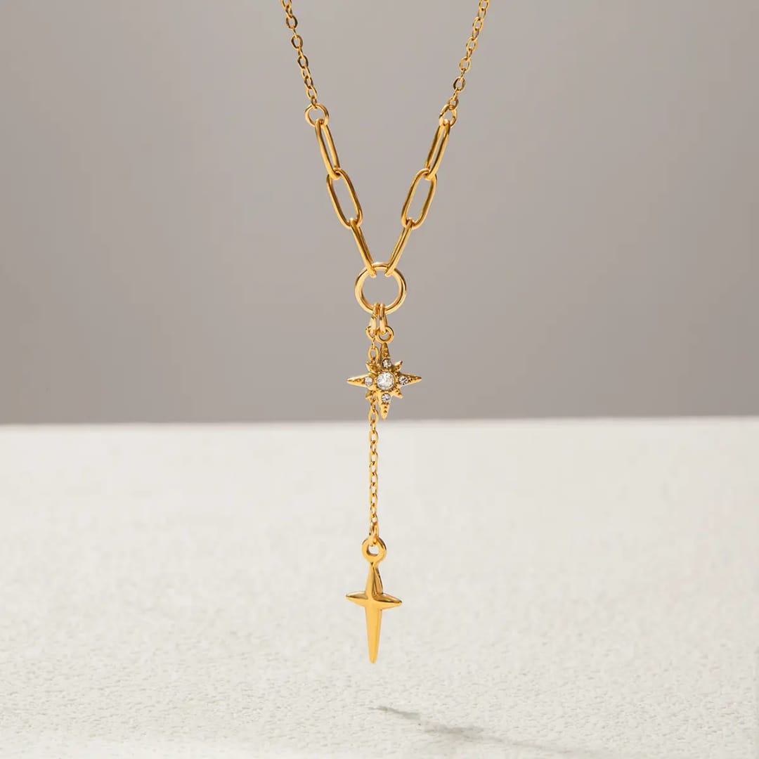 STAR DROP NECKLACE