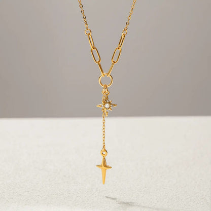STAR DROP NECKLACE