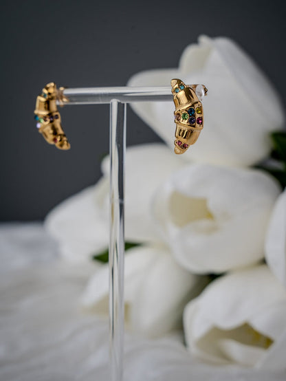 Croissant Earrings