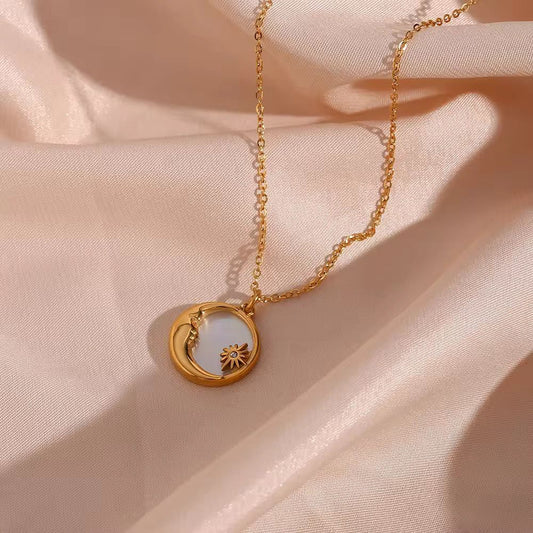 Moon & Star Necklace