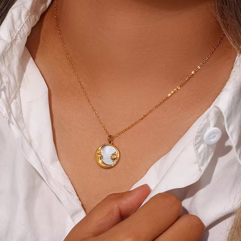 Moon & Star Necklace