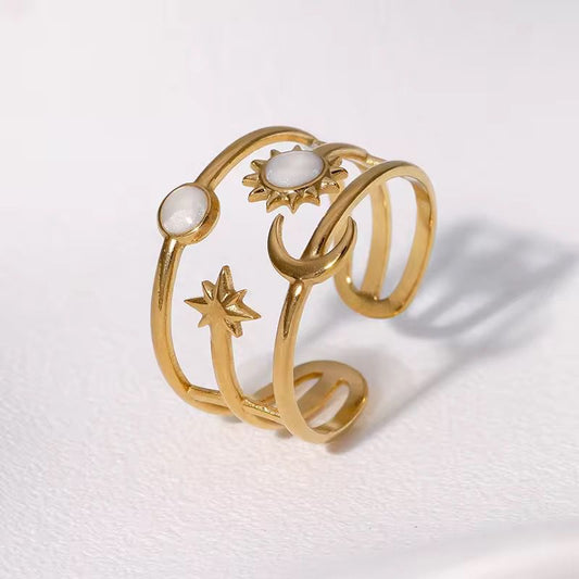 Celestial Gold Ring