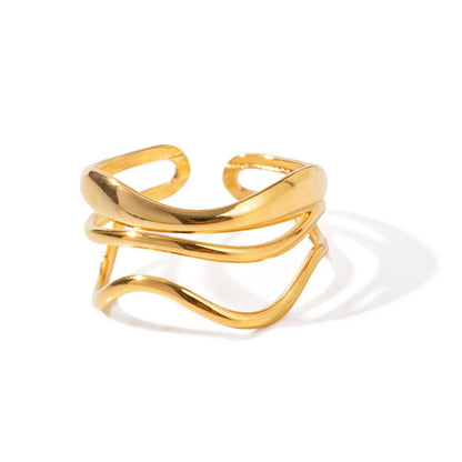 Triple Wave Ring